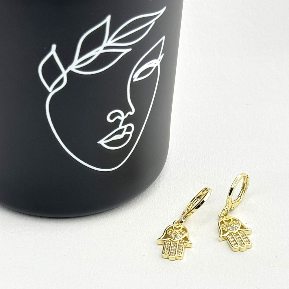 Cercei Hamsa otel inoxidabil