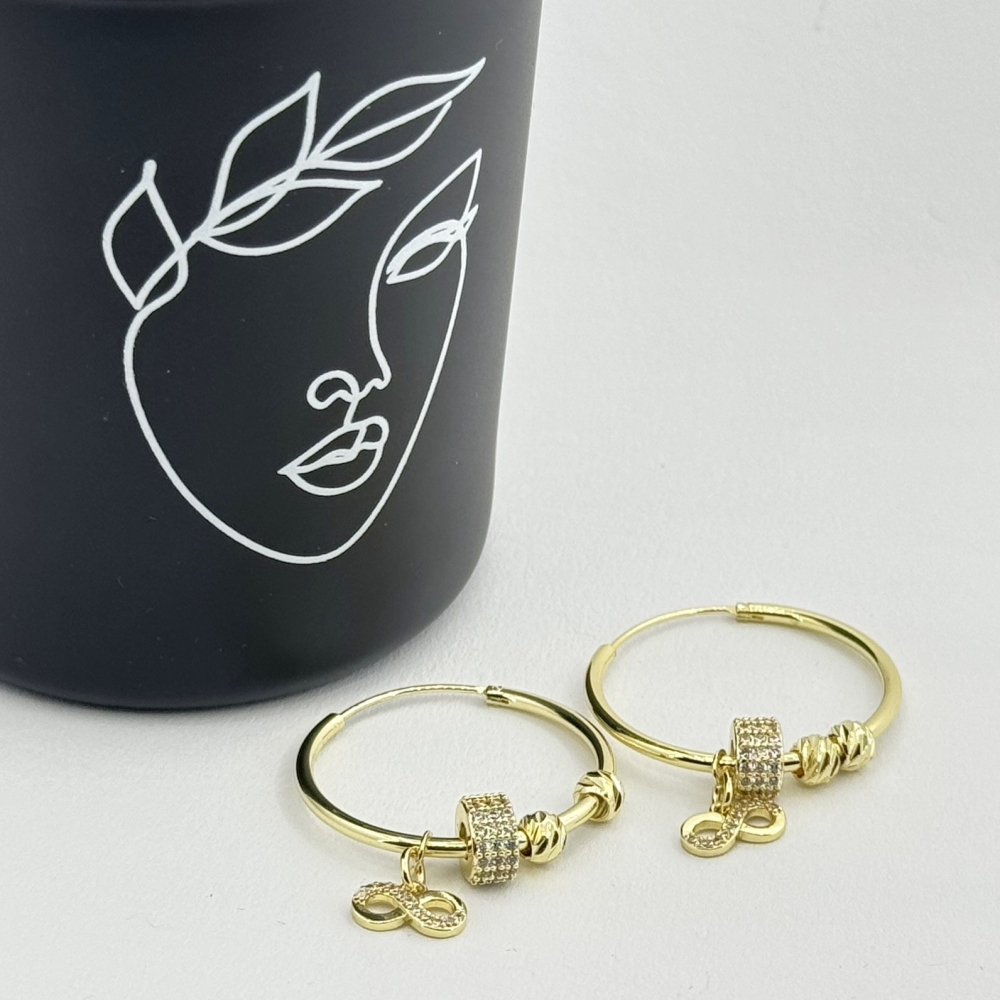 Cercei Infinit otel inoxidabil