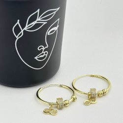 Cercei Infinit otel inoxidabil