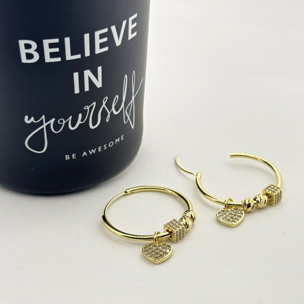 Cercei Inima otel inoxidabil