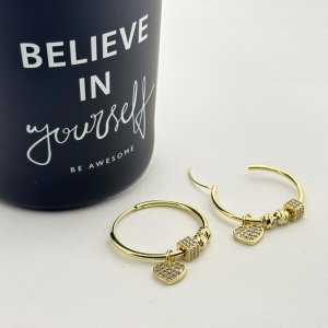 Cercei Inima otel inoxidabil