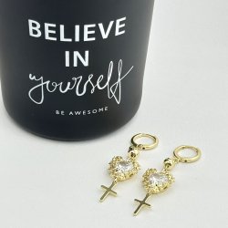 Cercei lungi otel inoxidabil