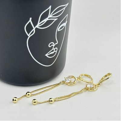 Cercei lungi otel inoxidabil