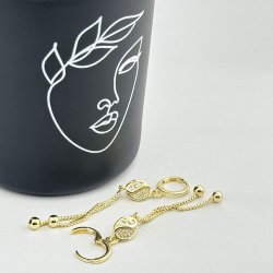 Cercei lungi otel inoxidabil Cercei lungi otel inoxidabil