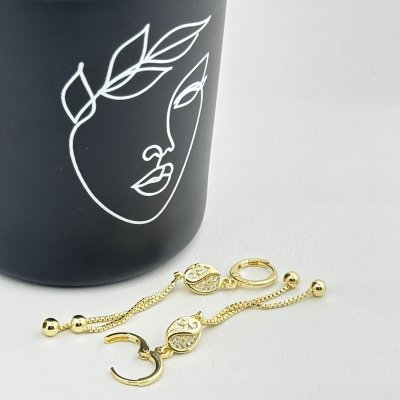 Cercei lungi otel inoxidabil