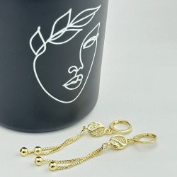 Cercei lungi otel inoxidabil