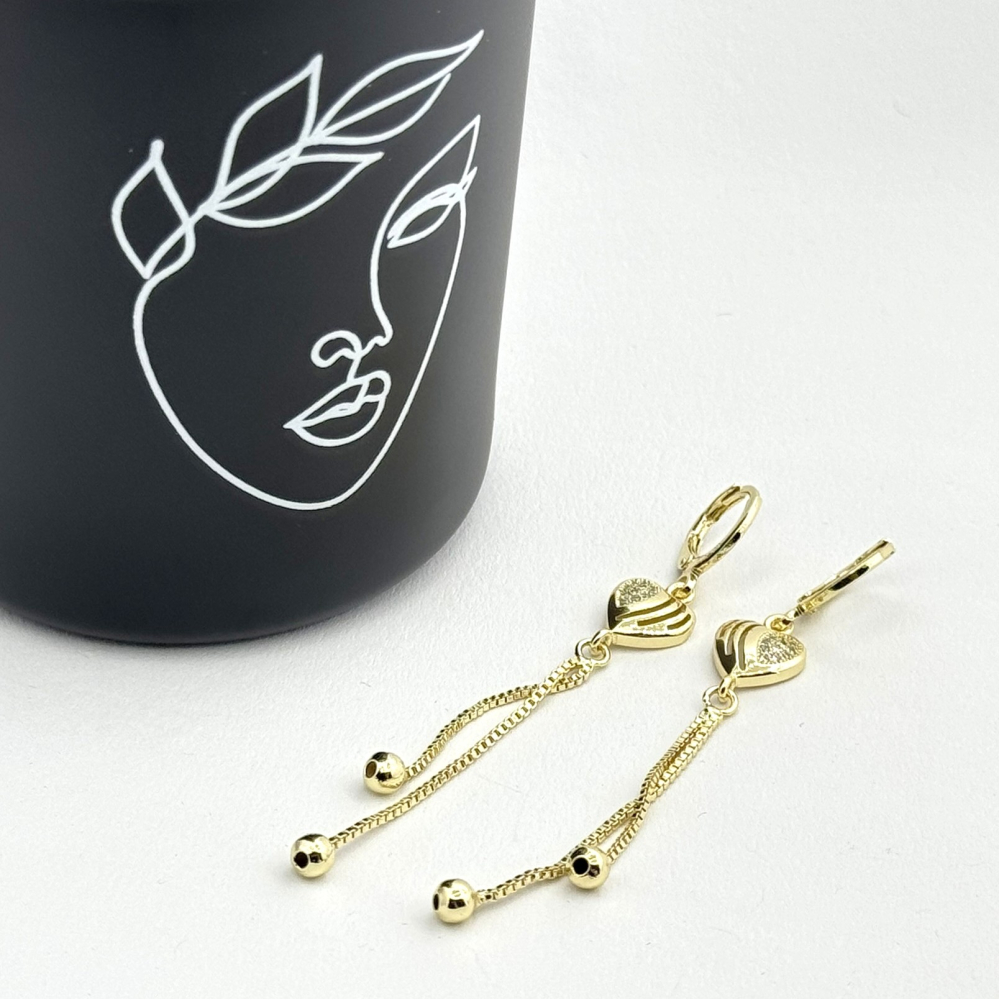 Cercei lungi otel inoxidabil