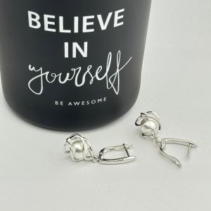 Cercei perle otel inoxidabil Cercei perle otel inoxidabil