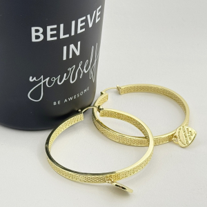 Cercei placati cu aur 18K – CRISSA