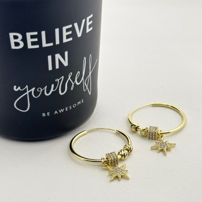 Cercei Steluta otel inoxidabil