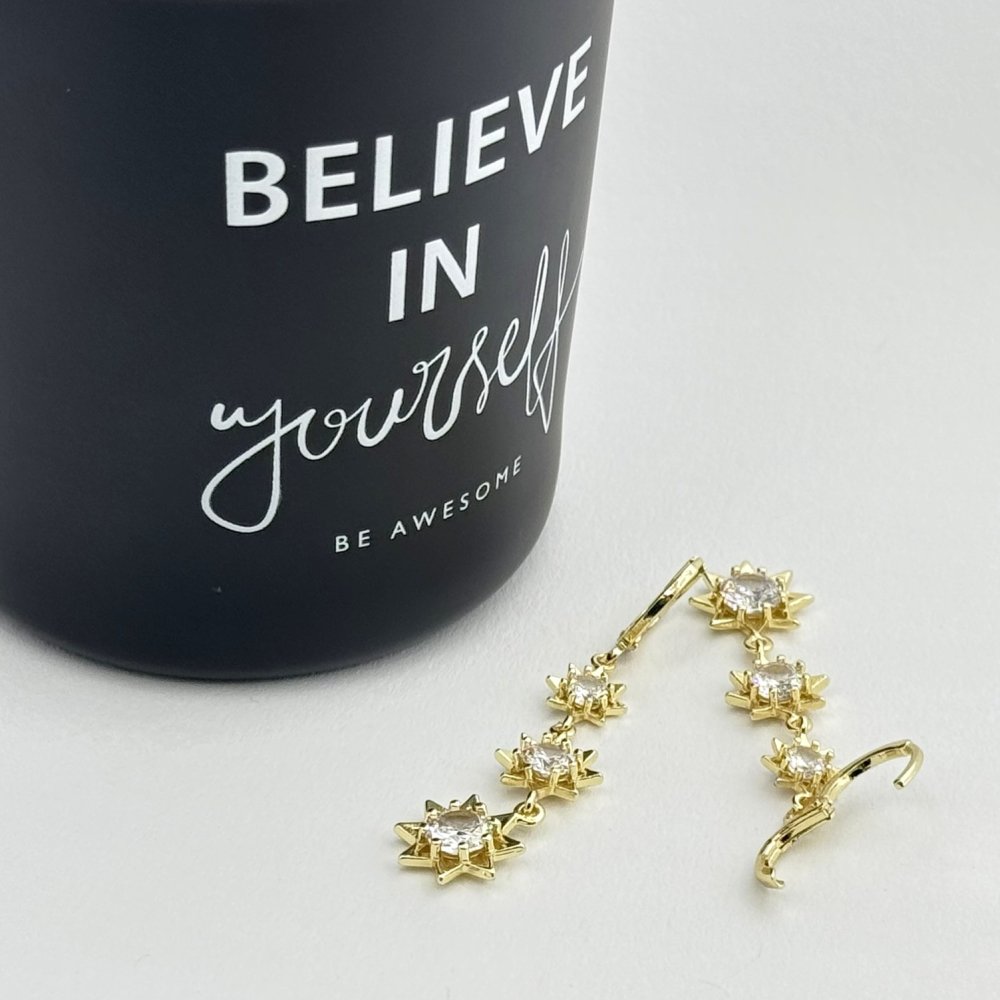 Cercei stelute otel inoxidabil