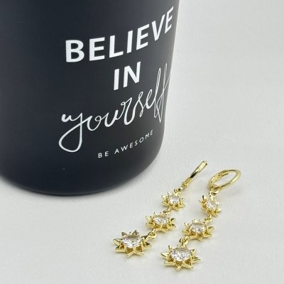 Cercei stelute otel inoxidabil