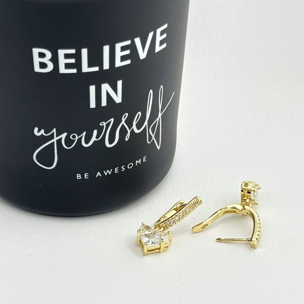 Cercei stralucitori otel inoxidabil