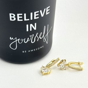 Cercei stralucitori otel inoxidabil