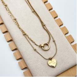 Colier placat aur 18k Colier placat aur 18k