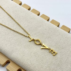 Lantisor otel inoxidabil LOVE