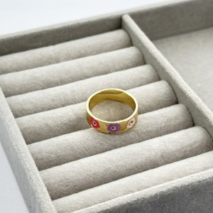 Inel colorat otel inoxidabil