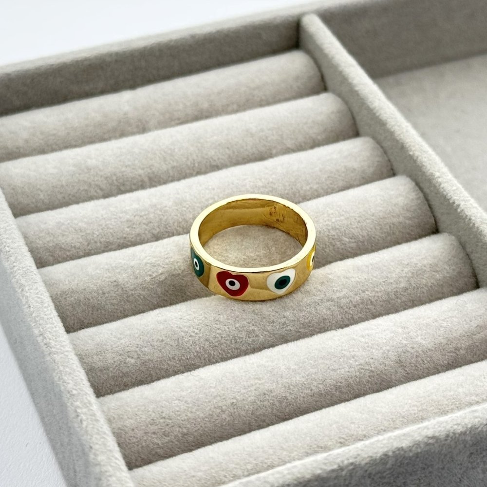 Inel colorat otel inoxidabil Inel colorat otel inoxidabil