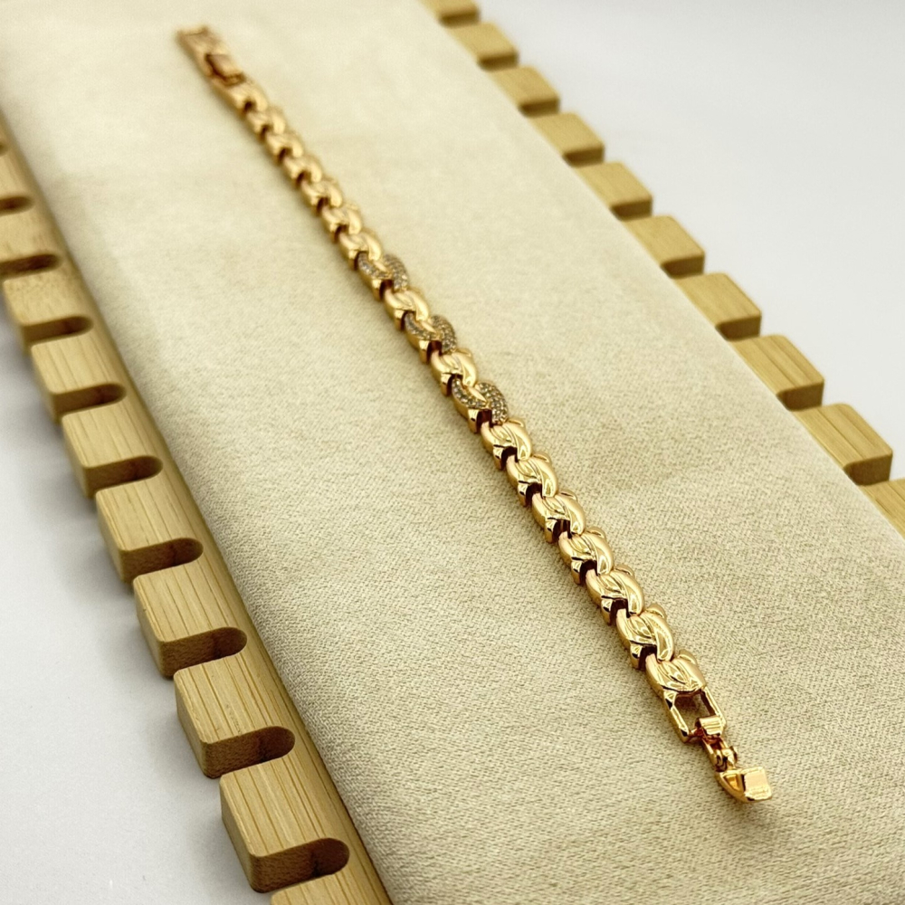 Bratara placata cu aur 18k