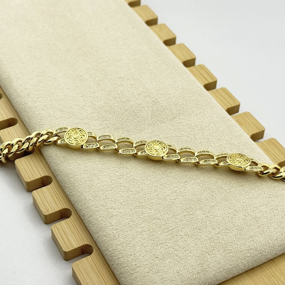 Bratara placata cu aur 18k