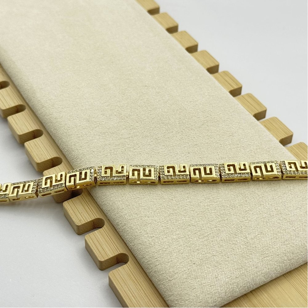 Bratara placata cu aur 18k