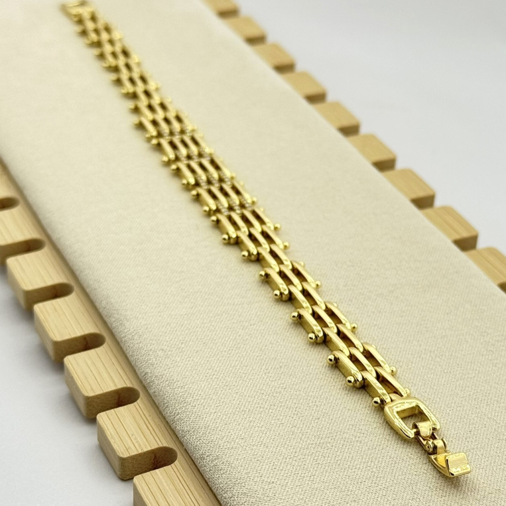 Bratara placata cu aur 18k