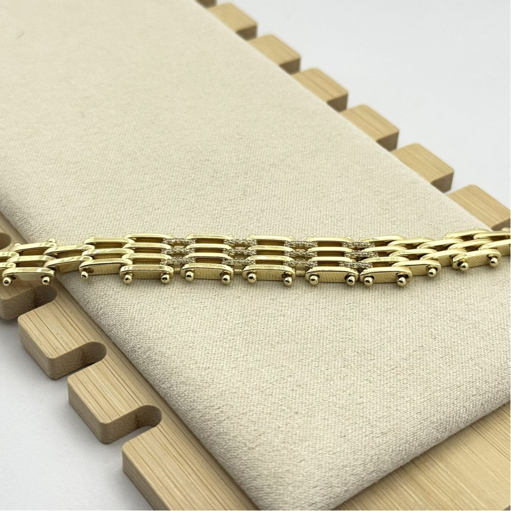 Bratara placata cu aur 18k