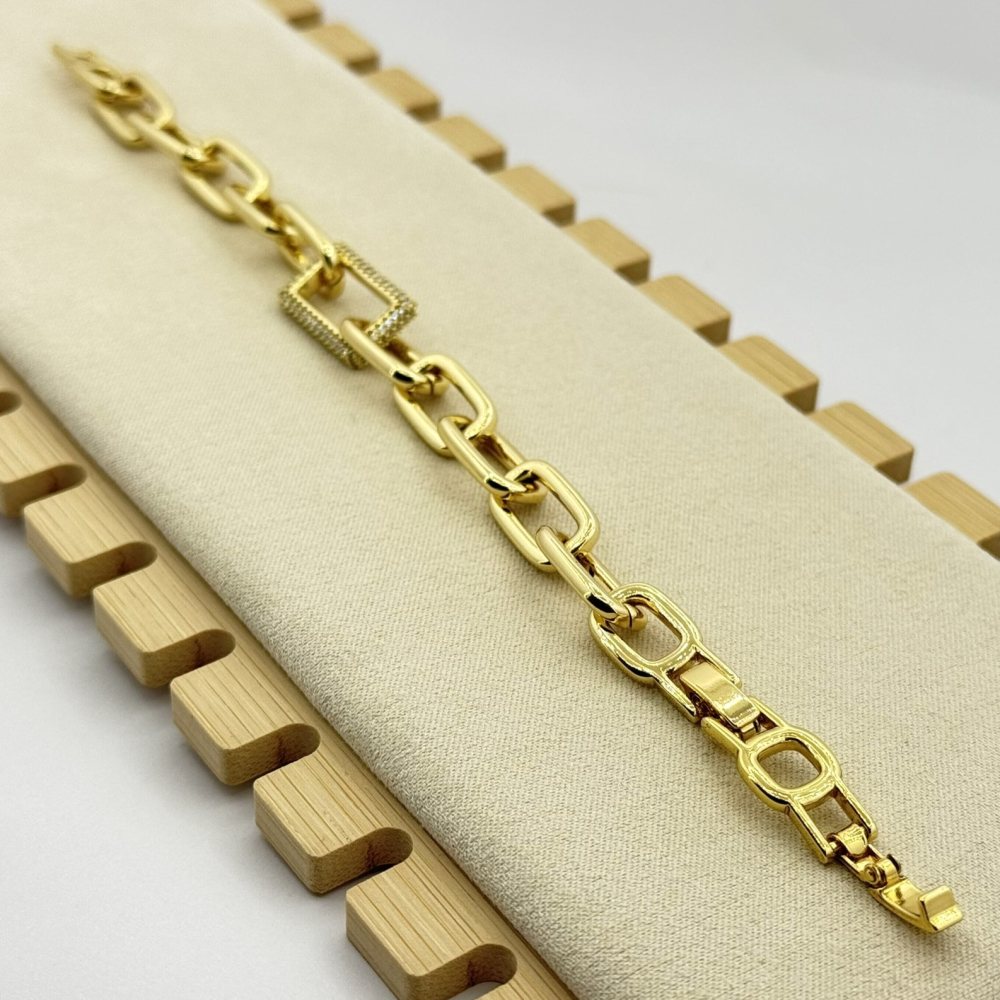 Bratara placata cu aur 18k