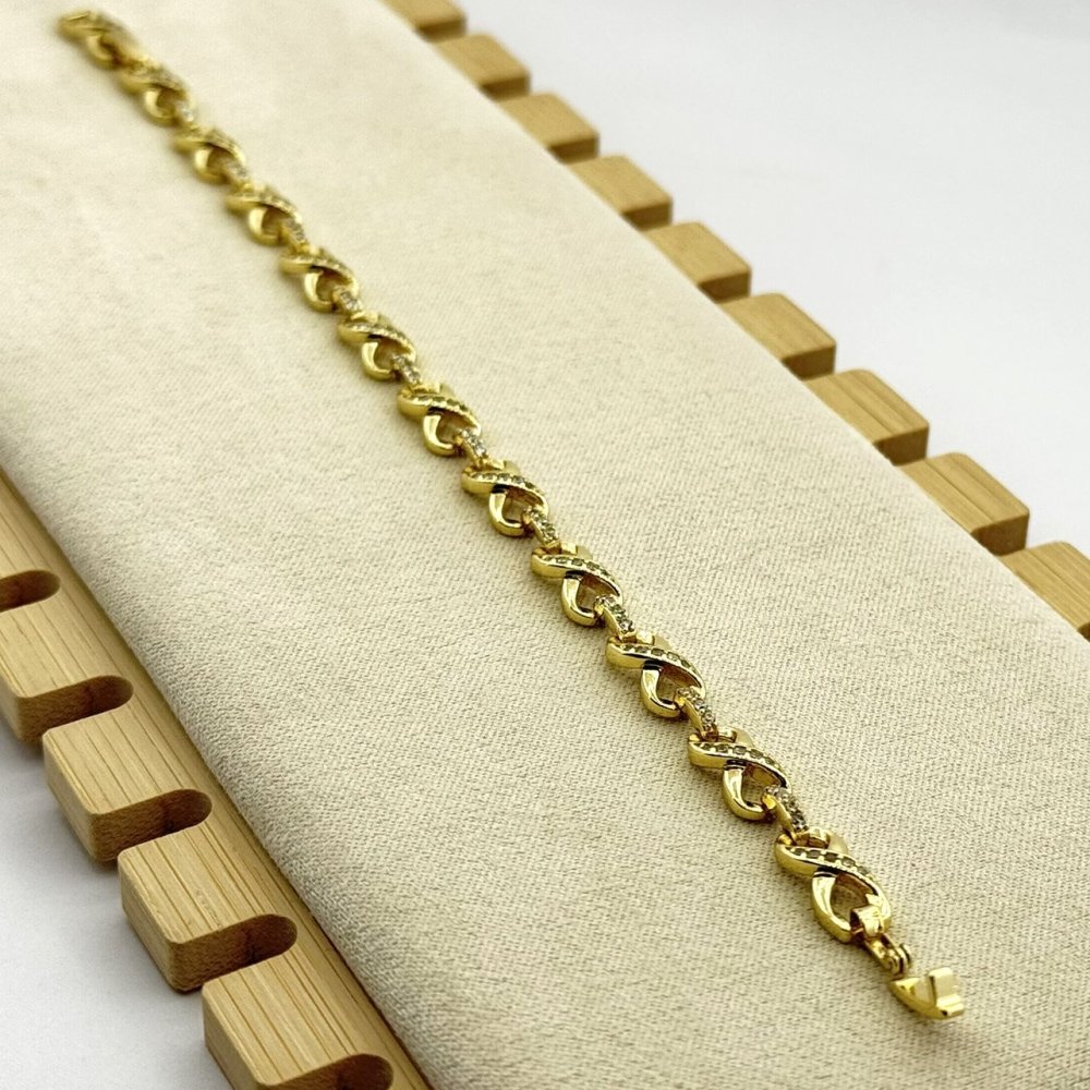 Bratara placata cu aur 18k