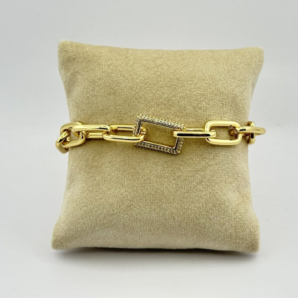 Bratara placata cu aur 18k