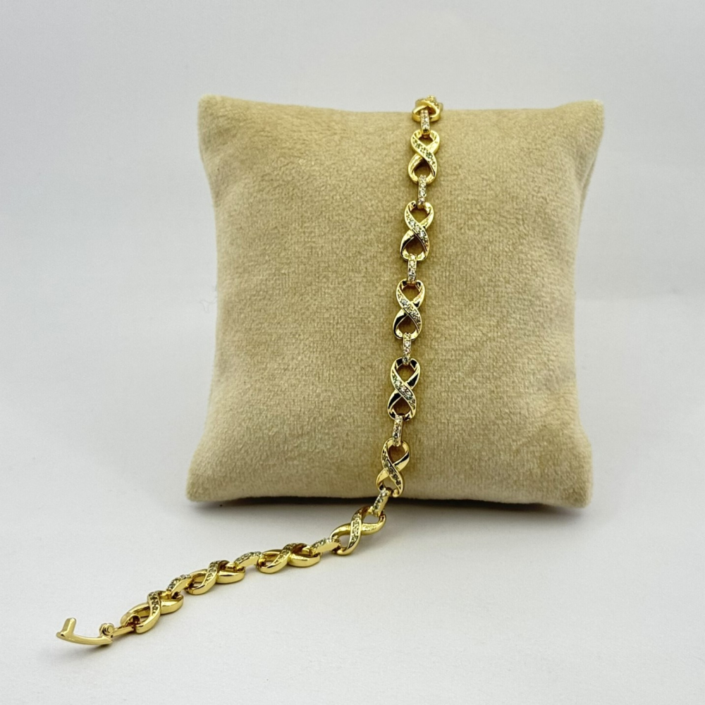 Bratara placata cu aur 18k