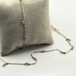 Bratara de picior placata cu aur 18k
