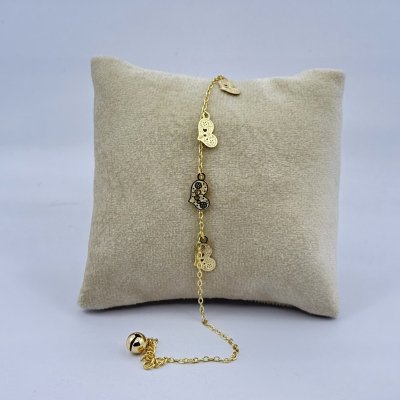 Bratara de picior placata cu aur 18k