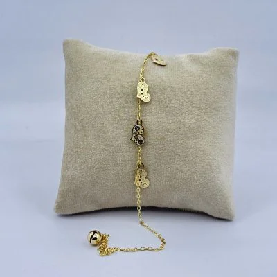 Bratara de picior placata cu aur 18k