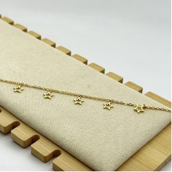 Bratara de picior placata cu aur 18k