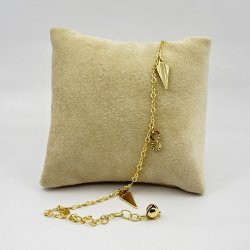 Bratara de picior placata cu aur 18k