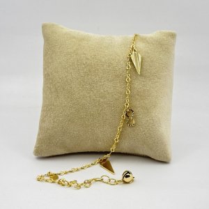 Bratara de picior placata cu aur 18k