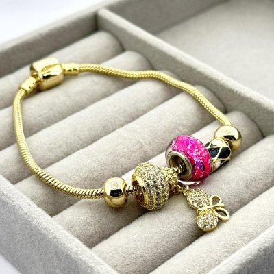 Bratara placata cu aur 18k