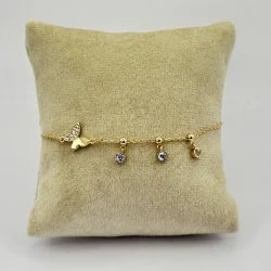 Bratara fina placata aur 18k