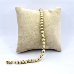 Bratara placata aur 18k bilute