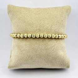 Bratara placata aur 18k bilute