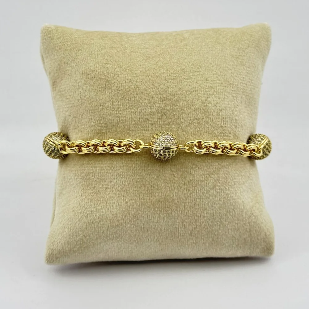 Bratara placata aur 18k 