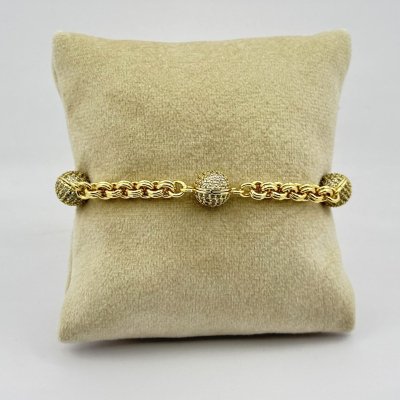 Bratara placata aur 18k 