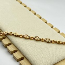 Bratara placata aur 18k 