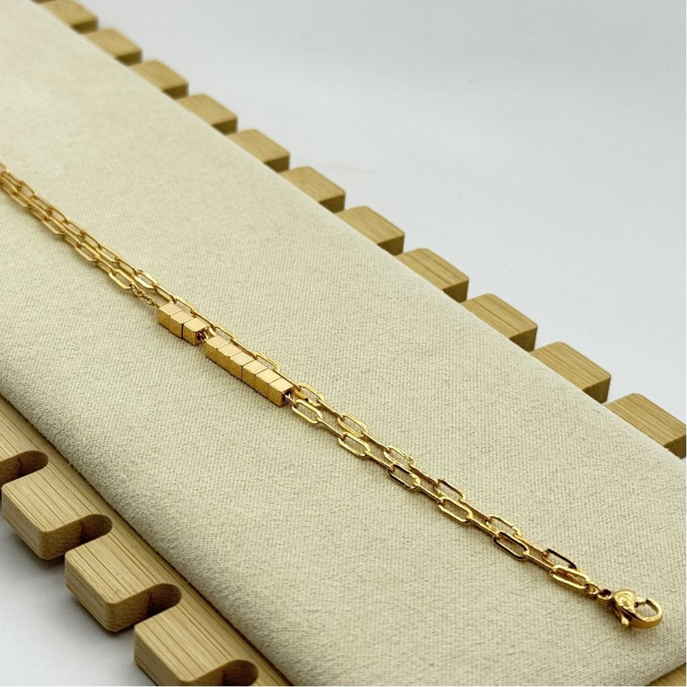 Bratara placata aur 18k 