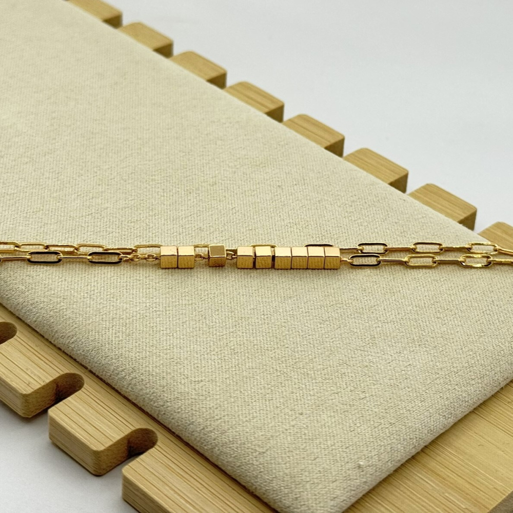 Bratara placata aur 18k 