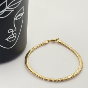 Bratara placata aur 18k clasica