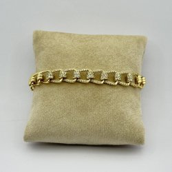 Bratara placata aur 18k dama