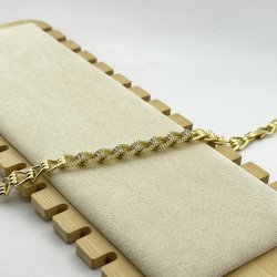 Bratara placata aur 18k dama