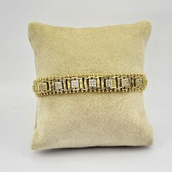 Bratara placata aur 18k deosebita